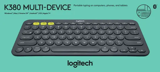 Logitech Keyboard K380 Multi-Device Bluetooth [DE] black 